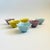 Late 20th Century Colorful Pastel Lotus Bowls by Lillian Vernon - Set of 6 For Sale - Image 5 of 12