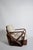 Rattan armchair, 1940s. Height: 78 cm - 30.71 in Length: 83 cm - 32.68 in Width: 83 cm - 32.68 in Seating height: 36 cm -...