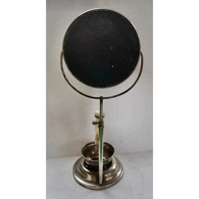 Vintage Adjustable Pedestal Shaving Mirror, 1930s For Sale - Image 6 of 11