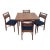 Mid-Century Modern Attributed to Merton Gershun for American of Martinsville Walnut Dining Table For Sale