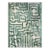 Theseus Hand-Tufted Maze Rug, Boxwood Green, 4x6 For Sale