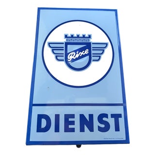 Vintage Enamel Sign, 1950s! For Sale