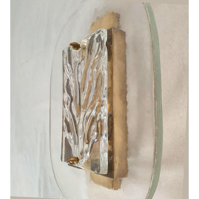 Mid-Century Modern Murano Glass Sconces - A Pair For Sale In Dallas - Image 6 of 9