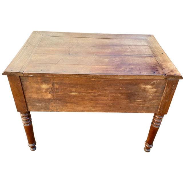 1960s Louis Philippe Style Flat Desk, 1960s For Sale - Image 5 of 9