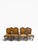English 2000s Theodore Alexander Buffalo Hide Leather Dining Chairs - Set of 8 For Sale - Image 3 of 14