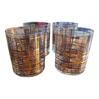 Vintage Krosno Poland Bar Glasses - Set of 4 For Sale