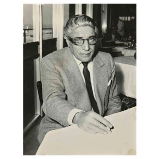Unknown, Aristotle Onassis, 1970s, Black and White Photograph For Sale