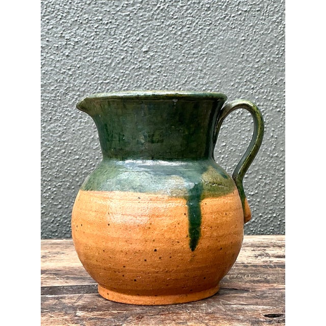 Vintage Original Studio Pottery Pitcher For Sale - Image 11 of 12