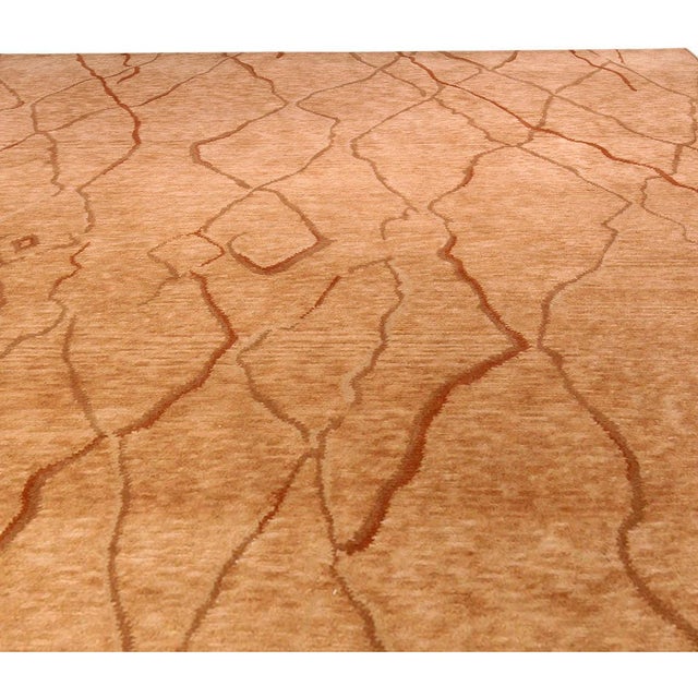 Modern Abstract Modern “Parched Desert” Wool Rug by Doris Leslie Blau For Sale - Image 3 of 7