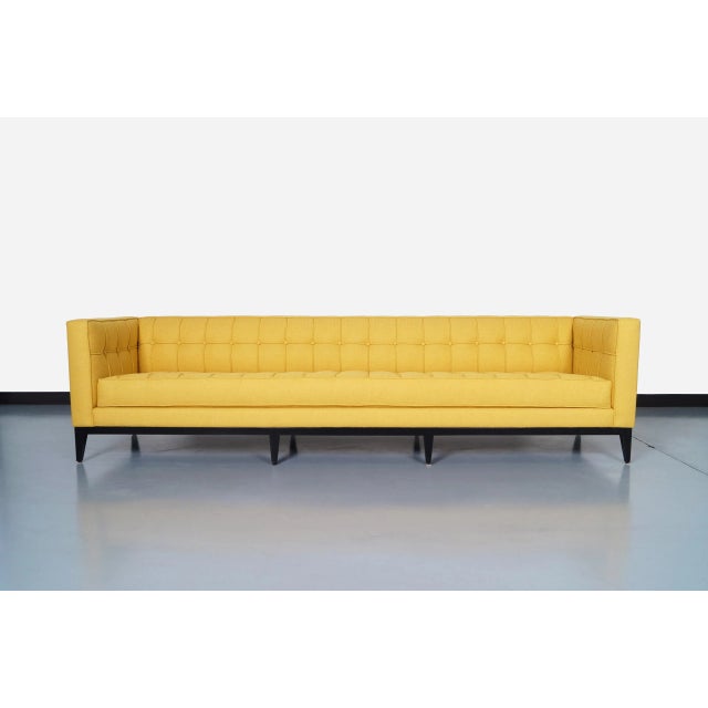 Mid-Century Modern Tufted "Vista" Sofa by Cruz Design Studio For Sale - Image 3 of 10
