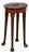 19th-Century English Walnut Stool with Hand-Cut Central Handle and Pad Feet For Sale