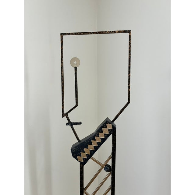 Rare, discontinued vintage floor sculpture by Artmax, designed during the peak era late 20th-century postmodern and late...