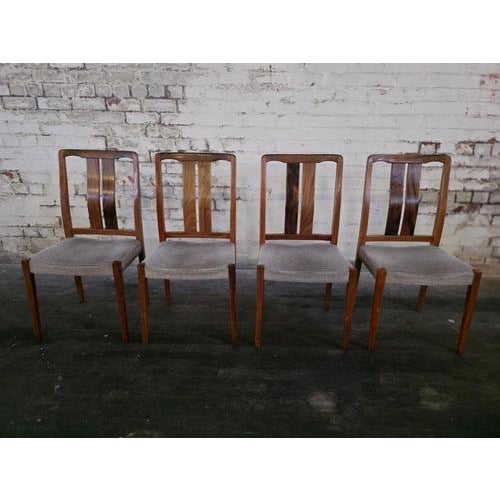 Mid-Century Modern Rosewood Dining Chairs, Set of 4 For Sale - Image 4 of 10