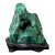 Striking Natural Malachite Specimen on Display Stand as Scholar Stone For Sale