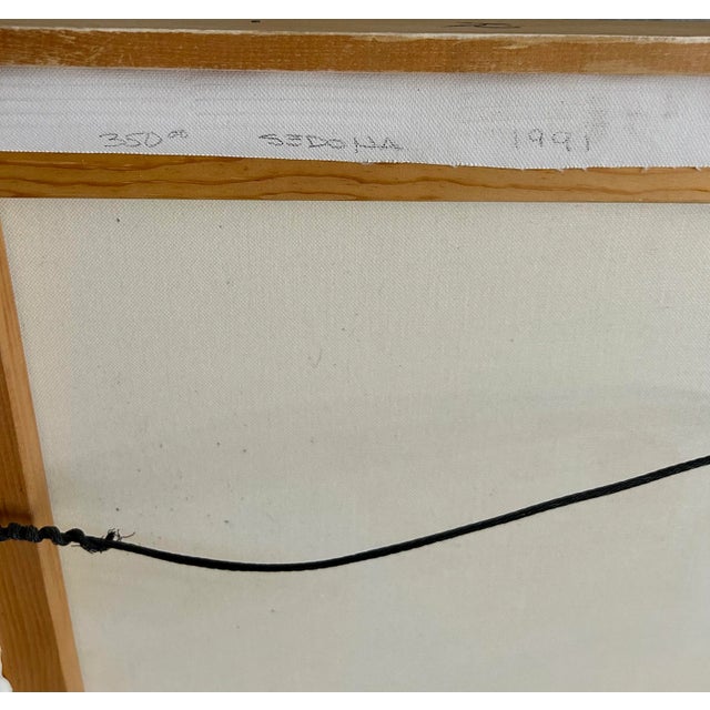 Textile Still Life Painting Signed William Hannum Rich Colors California Artist For Sale - Image 7 of 13