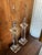 2000 - 2009 Pair of Architectural Crystal & Resin Column Table Lamps by Restoration Hardware, Circa 2006 For Sale - Image 5 of 14