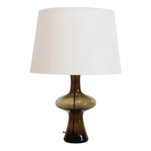 Glass Table Lamp by Lisbeth Brams for Fog & Morup, 1960s For Sale