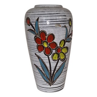 Vintage German Ceramic Model No. 517-38 Vase from Scheurich, 1970s For Sale