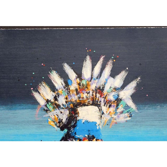 Pablo Antonio Milan "Kuchina Dancer" Serigraph on Paper Hand Signed Make Offer For Sale In Denver - Image 6 of 7