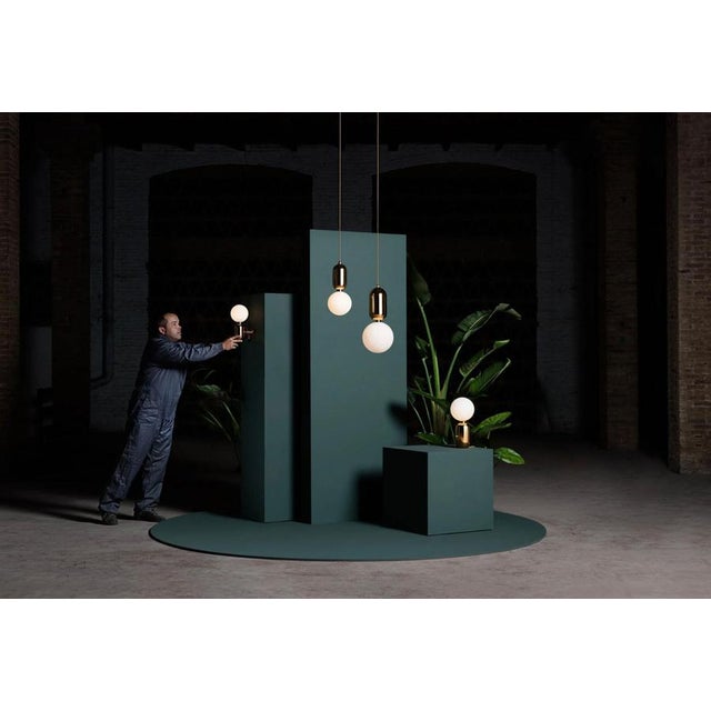 Aballs A Golden Wall Lamp in Glass and Metal by Jaime Hayon for Parachilna For Sale - Image 11 of 12