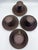 Chocolate 1960s Dansk Denmark Ihq Jens Harald Quistgaard’s ‘Fluted Flamestone’ 8pc Cup & Saucer For Sale - Image 8 of 9