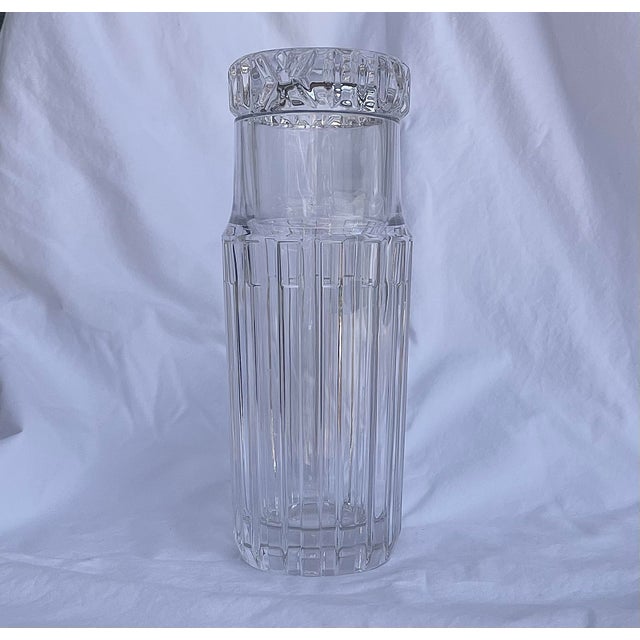 Tiffany and Co. Late 20th Century Tiffany & Co. Crystal Carafe with Tumbler Set For Sale - Image 4 of 9