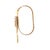 Victorian 19th Century Victorian 10k Yellow Gold Slide Tassel Bracelet With Black Enamel For Sale - Image 3 of 6