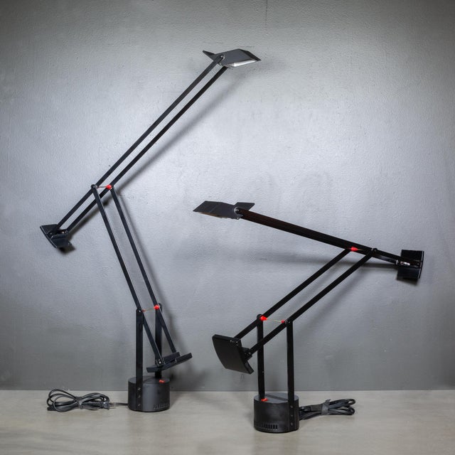 Artemide Tizio Classic Halogen Floor Lamps by Richard Sapper for Artemide For Sale - Image 4 of 10