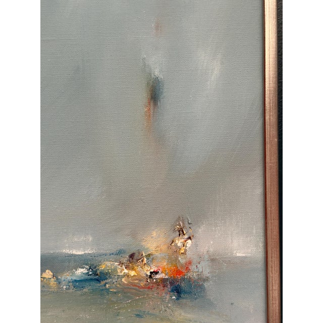 Jan Ed, Seascape, 1986, Oil on Canvas, Framed For Sale - Image 9 of 18