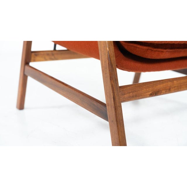 Pair of Armchairs Mod. 849 by Gianfranco Frattini for Cassina, 1950s This piece is attributed to the mentioned...