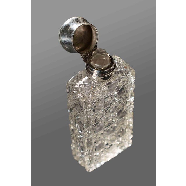Pocket bottle for alcohol. Is a silver decorative object realized by French Artist of the Mid-20th Century. Pocket bottle...