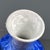 Chinese Blue Crystalline Glaze Porcelain Vase With Yongzheng Mark For Sale - Image 9 of 9