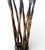 Rare Pair Bronze Sculptured Brutalist Judaica Ceremonial Candlesticks ~ Chaim Hendin (b.1920) For Sale In New York - Image 6 of 16