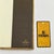 Vintage 90s Fendi Vini Wine Tasting Notes Journal Gold Notebook Ostrich Leather For Sale - Image 11 of 12