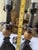 Bronze Vintage Pair of Ornate Table Lamps With Polished Natural Stone Spheres, Dark Bronze & Brass Finish, Traditional European Style For Sale - Image 8 of 10