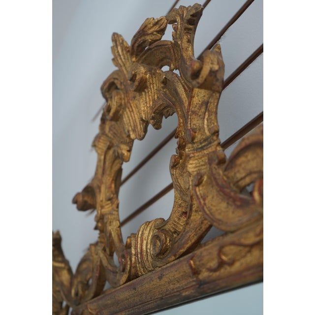 Stunning Italian Gold Giltwood Frame Mirror For Sale In Philadelphia - Image 6 of 11