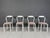 Vintage Dining Chairs from Calligaris, 1980s, Set of 4 For Sale - Image 4 of 14