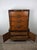 Mid Century Modern Armoire With Five Drawers and Unique Brass Hardware For Sale - Image 9 of 18