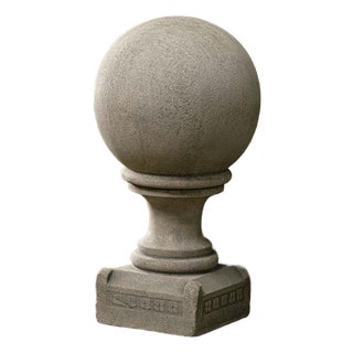 Cliveden Finial Gray Concrete Statue For Sale