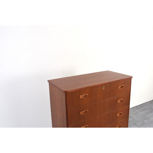 Mid-Century Modern Danish Teak Chest of Drawers, 1960s For Sale - Image 11 of 14
