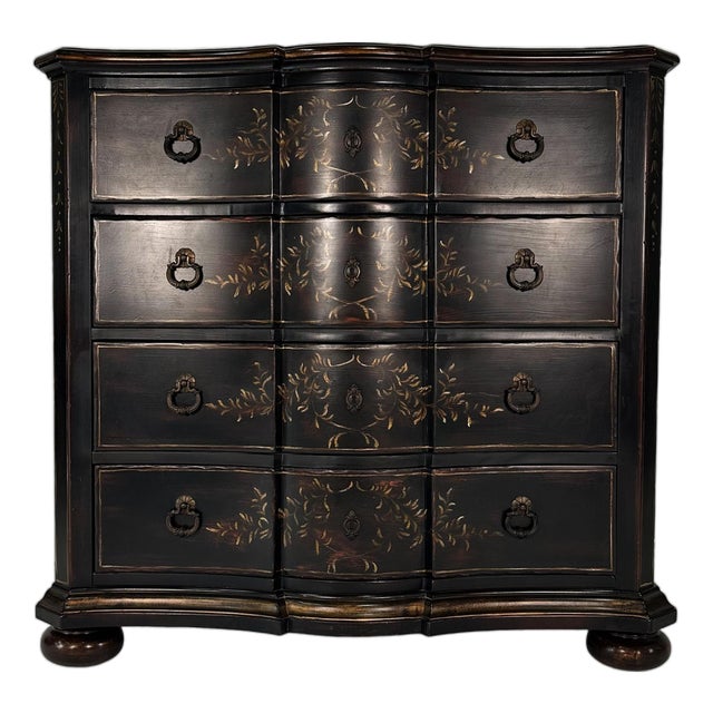 Vintage Hooker Seven Seas Hand Painted Chest of Drawers For Sale