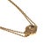 Victorian 8.00ct Citrine 14k Gold Pendant Double Chain Necklace For Sale - Image 4 of 6