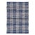 Dash & Albert by Annie Selke Denim Plaid Woven Cotton Rug, 2'6" x 8' For Sale