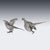 Vintage 20th Century English Silver Ornamental Pheasants, 1972, Set of 2 For Sale - Image 4 of 18