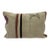 Turkish Hemp Pillow Cushion Natural Beige Brown Green Burgundy Pillow Cushion Cover 16" x 24" For Sale