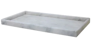 White Marble Amenity Tray