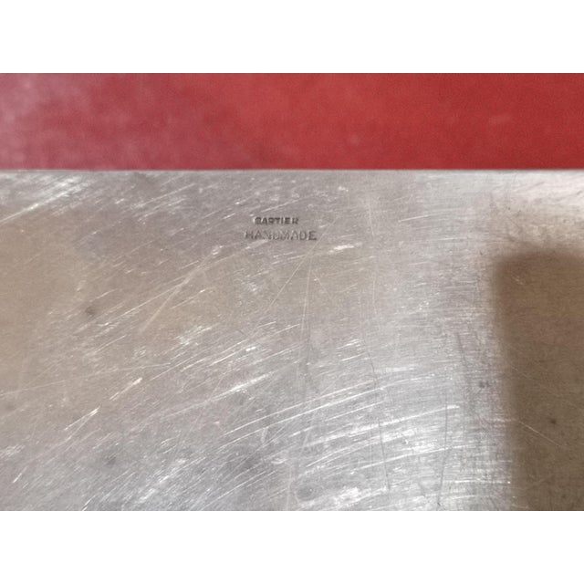 Sterling Silver Jewelry Box from Cartier, 1940s For Sale - Image 6 of 11