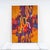 Eros Pandolfi, Colorful Abstract Composition, Oil on Canvas For Sale - Image 5 of 5