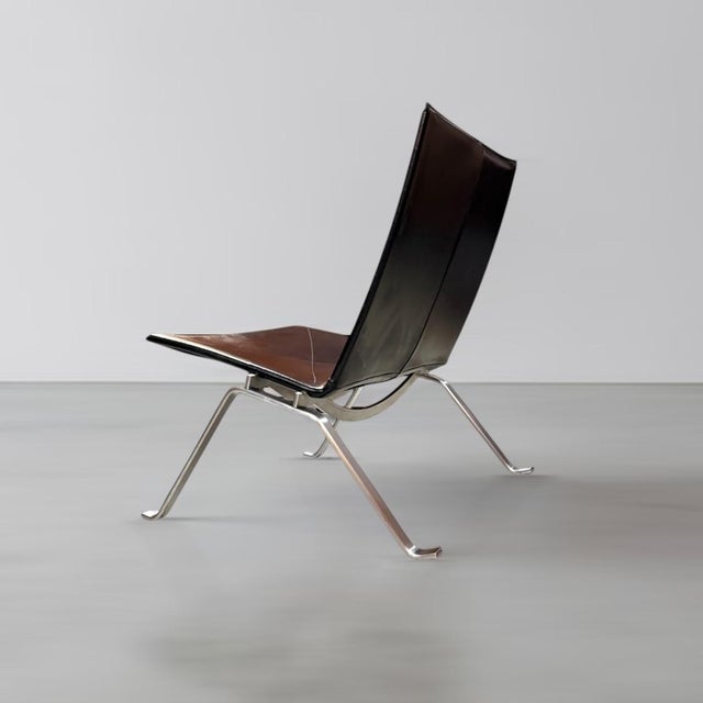 1980s PK22 Lounge Chair by Poul Kjærholm for Fritz Hansen, Denmark, 1980s For Sale - Image 5 of 18