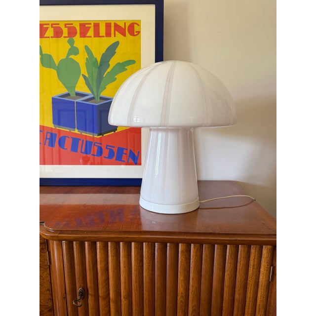 Mushroom Murano Glass Table Lamp, Italy, 1970s For Sale - Image 14 of 16